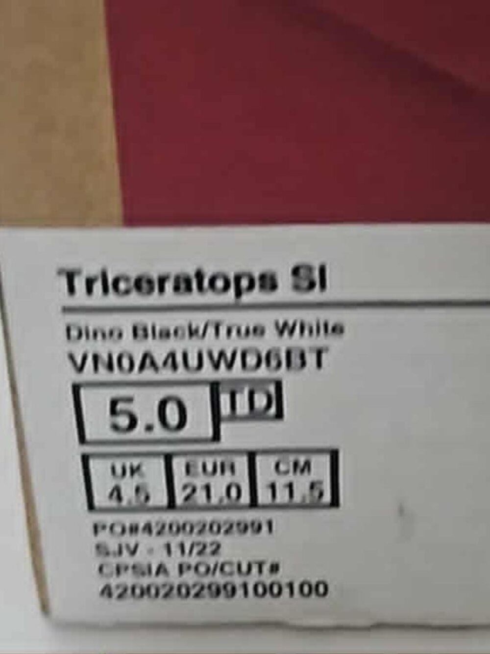 Vans Toddler Triceratops Slip-On - Picture 6 of 6